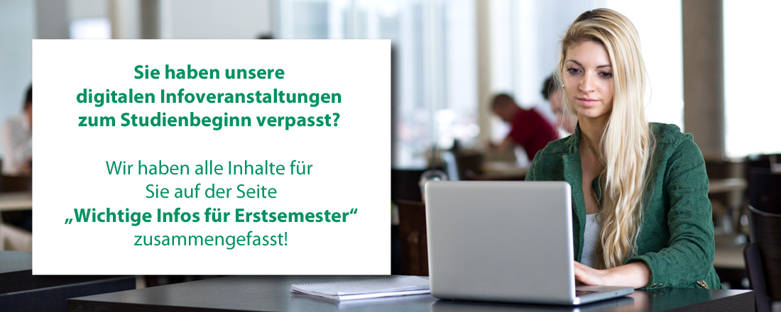 Verlinkung Infoseite Erstsemester